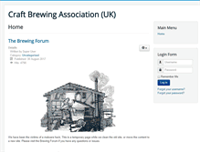 Tablet Screenshot of craftbrewing.org.uk